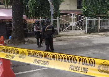 Bom Bunuh Diri di Depan Gereja Katedral Makassar Lukai 14 Orang