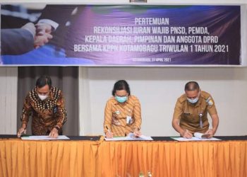 Demi Akurasi Data Iuran Wajib, Pemkab Bolmut Hadiri Rekonsiliasi Bersama KPPN Kotamobagu