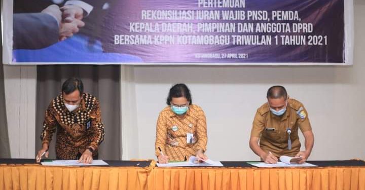 Demi Akurasi Data Iuran Wajib, Pemkab Bolmut Hadiri Rekonsiliasi Bersama KPPN Kotamobagu