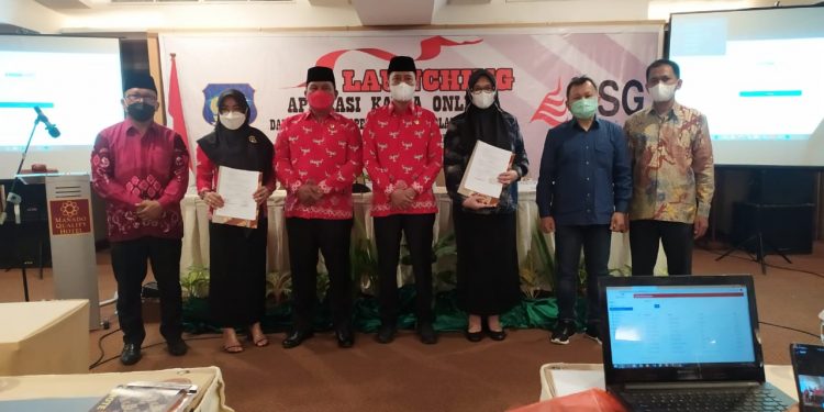 Iskandar Kamaru Resmi Launching Aplikasi Kasda Online Dana BOS