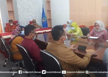 Pemkab Bolsel Terima Kurker Pemkab Bone Bolango