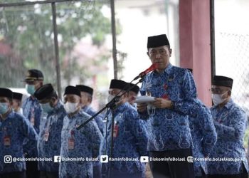 Bupati Iskandar Kamaru Pimpin Apel Kerja Perdana Pasca Libur Idul Fitri