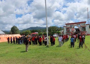 Baguna DPC PDIP Bolsel Gelar Simulasi Penangulangan Bencana