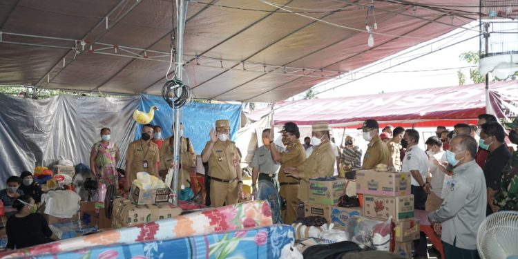Pemkab Bolsel Peduli Korban Bencana Kebakaran Pasar Tua Bitung
