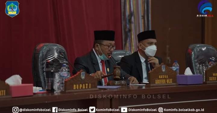 DPRD Bolsel Gelar Dua Agenda Paripurna