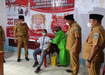 Digelar Serentak se Sulut, Anak Usia 12-17 Tahun di Bolsel Mulai Divaksin
