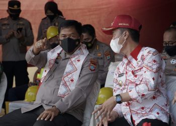 Bupati dan Wabup Bolsel Sambut Kunker Kapolda Sulut