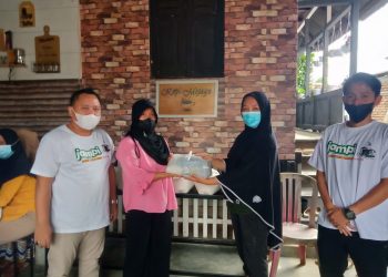 JAMPI Salurkan Paket Sembako Untuk Warga Desa Bilalang Satu