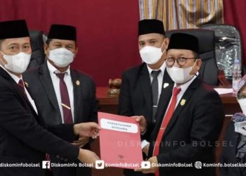 DPRD Tetapkan Perda RPJMD Bolsel 2021-2026