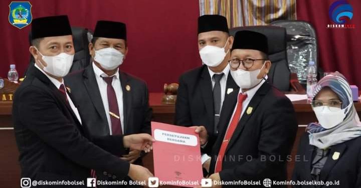 DPRD Tetapkan Perda RPJMD Bolsel 2021-2026