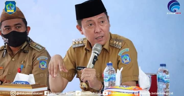 Bupati Iskandar Kamaru Gelar Raker di Kecamatan Posigadan, Tomini dan Helumo