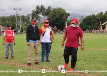 Wabup Bolsel Resmi Buka Liga Silaturahmi AMB