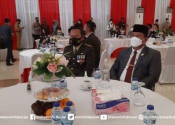 Wabup Bolsel Hadiri Peringatan HUT TNI Ke 76