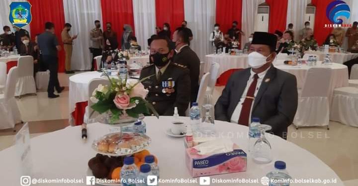 Wabup Bolsel Hadiri Peringatan HUT TNI Ke 76