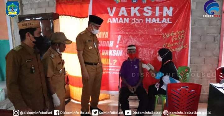 Bupati Apresiasi Antusias Masyarakat Desa Meyambanga Timur Sukseskan Vaksinasi
