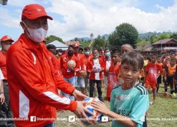 Iskandar Apresiasi Terselengaranya Kejuaraan Sepak Bola U-12