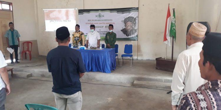 MWC NU Bintauna Gelar Workshop BTM