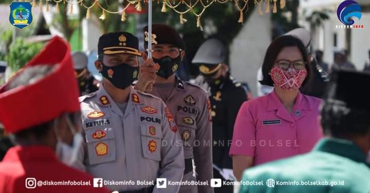 Kenal Pamit Kapolres Lama dan Baru, AKBP Ketut Suryana SIK Disambut Secara Adat