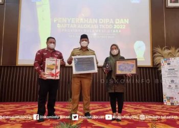 Pemkab Bolsel Terima Reward WTP dan Terbaik ke Dua Pengelolaan DAK Fisik