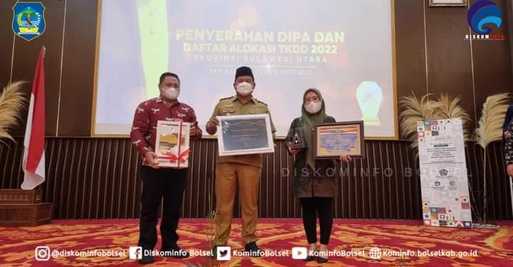 Pemkab Bolsel Terima Reward WTP dan Terbaik ke Dua Pengelolaan DAK Fisik