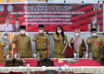 Penguatan Kabupaten Layak Anak, Kepala DP3AD Sulut Sambangi Bolsel