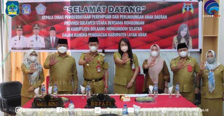 Penguatan Kabupaten Layak Anak, Kepala DP3AD Sulut Sambangi Bolsel