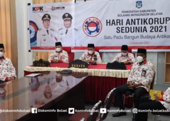 Bupati Bolsel Ikuti Peringatan HAK se Dunia Secara Virtual