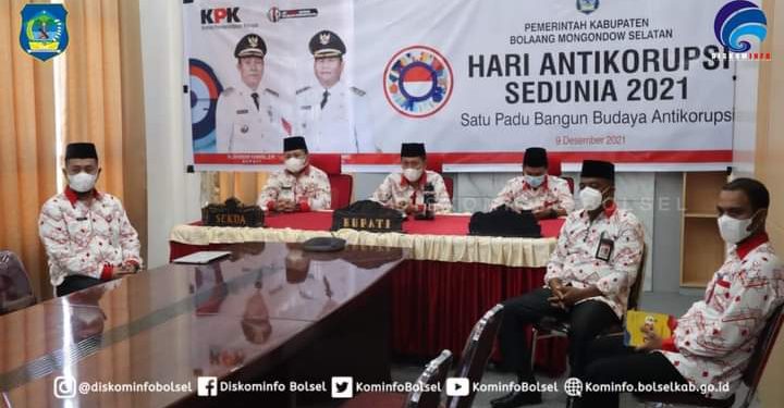 Bupati Bolsel Ikuti Peringatan HAK se Dunia Secara Virtual