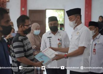 Diserahkan Bupati, 34 IKM di Bolsel Terima Hibah