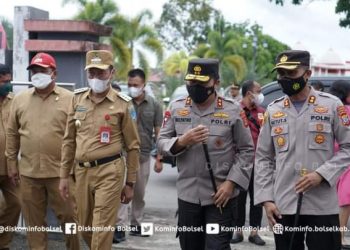 Kapolda Sulut Cek Kesiapan PAM Natura di Bolsel