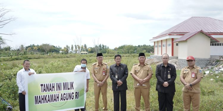 Pemkab Bolsel Siapkan Lahan Untuk Pengadilan Negeri