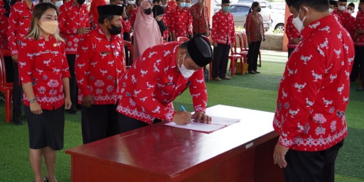 Wabup Lantik Ratusan Pejabat Fungsional di Lingkungan Pemkab Bolsel