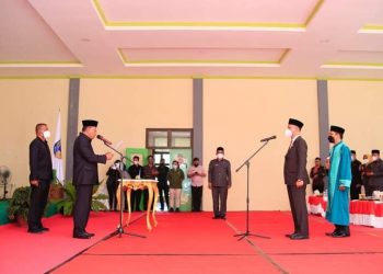 Rachmat Ravit Pontoh Resmi Penjabat Sekda Bolmut