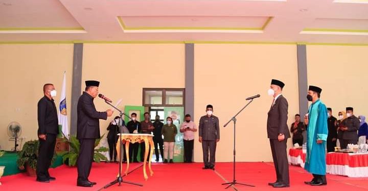 Rachmat Ravit Pontoh Resmi Penjabat Sekda Bolmut