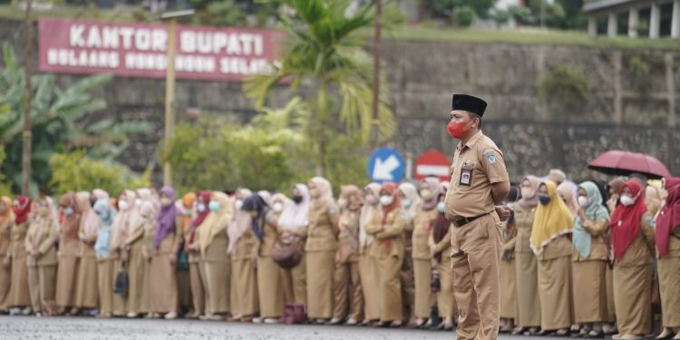 Gelar Apel Kerja Perdana 2022, Berikut Penegasan Bupati Bolsel