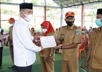 Pagu ADD dan DD Tahun 2022 Desa se Bolsel Diserahkan