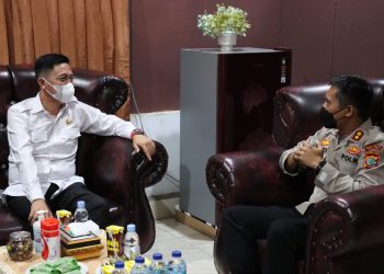 Kapolres Terima Kunjungan Silahturahmi Bupati Bolsel di Mako Polres Bolsel
