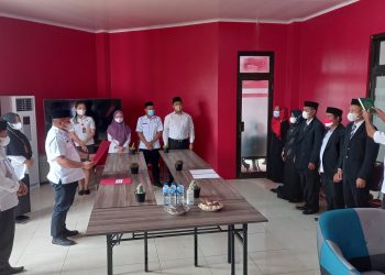 Sekda Bolsel Lantik Sejumlah Pejabat