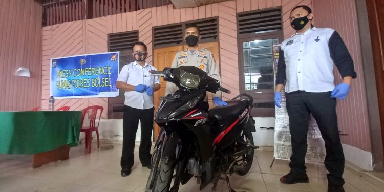 Polres Bolsel Berhasil Amankan TSK Curanmor Asal Desa Tolotoyon