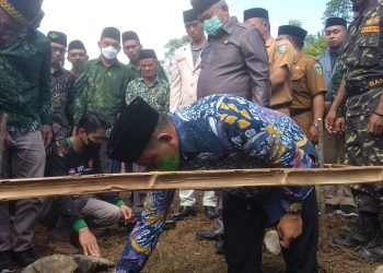 Bangun Madrasah, Kades Tombolango Apresiasi PCNU Bolmut