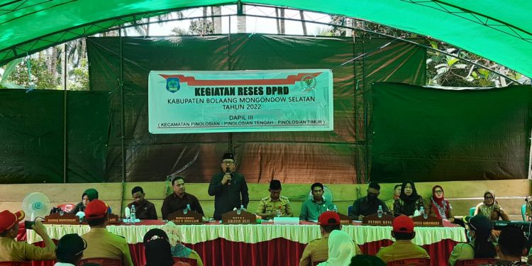 Serentak Anggota DPRD Bolsel Turun Serap Aspirasi di Dapil Masing-Masing