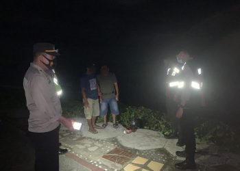 Tim Patroli Polres Bolsel Bubarkan Pesta Miras Sekelompok Pemuda di Kawasan Boulevard Sondana