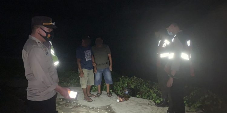 Tim Patroli Polres Bolsel Bubarkan Pesta Miras Sekelompok Pemuda di Kawasan Boulevard Sondana