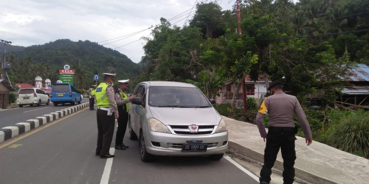Polres Bolsel Gelar Oprasi Samrat, Berikut yang Wajib Diperhatikan Para Pengguna Kendaraan