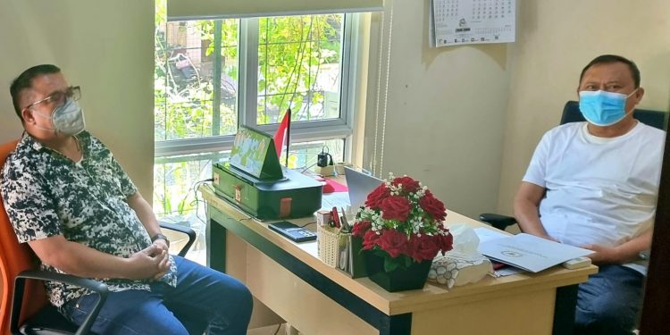 Bertemu Dengan H2M, Ketua DPRD Bitung Sampaikan Aspirasi Pembangunan Kota Cakalang