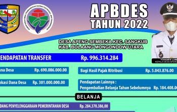 Info Grafis APBDes Apeng Sembeka Tahun 2022, Wujud Transparansi Penyelenggaraan Pemerintahan