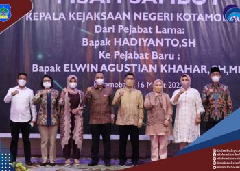 Bupati dan Wabup Bolsel Hadiri Pisah Sambut Kajari Kotamobagu