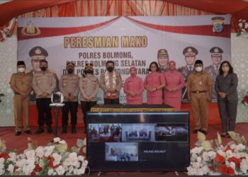 Kantor Mapolree Bolsel Diresmikan Kapolda, Berikut Harapan Bupati Bolsel
