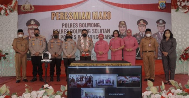 Kantor Mapolree Bolsel Diresmikan Kapolda, Berikut Harapan Bupati Bolsel