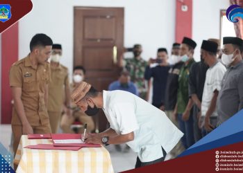 Disaksikan Bupati, Kapolres dan Danramil Calsang se Bolsel Deklarasikan Pilsang Damai 2022